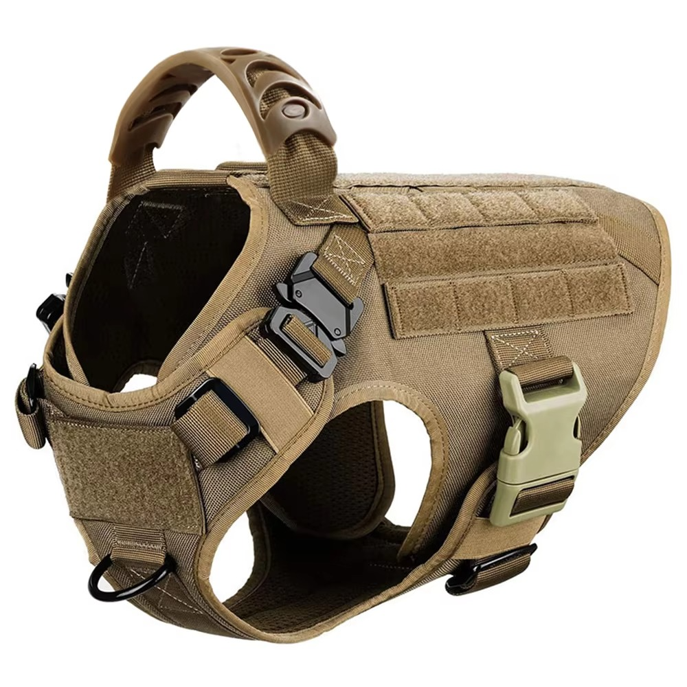 Maliben Tactical Dog Harness and Leash Set for Medium and Large Dogs