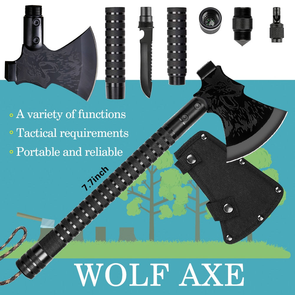 Maliben | Multi-Gear Foldable Survival Camping Axe