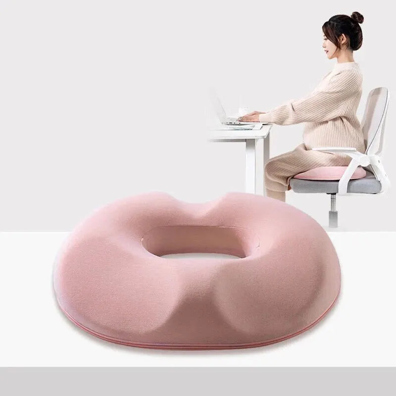 Maliben | Orthorelax | Seat Cushion With Memory Foam | Relief For Tailbone & Spine | Ergonomic & Comfortable