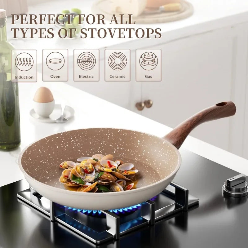 Maliben Nonstick Frying Pan - GranitePro