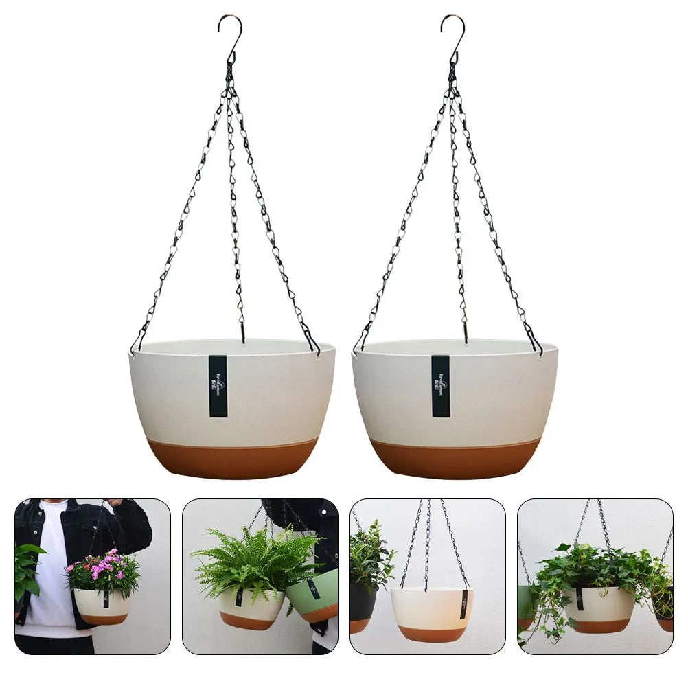 Maliben | Floranta Hanging Planter Set | Robust & Stylish | For Balcony, Garden & Indoors