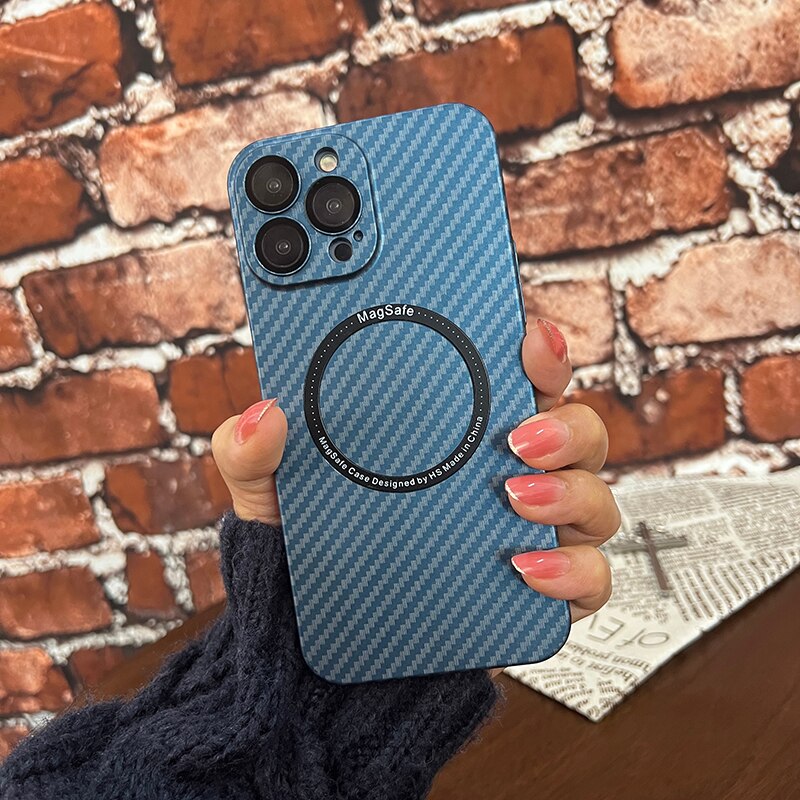 Maliben | Carbon Fiber Magsafe Magnetic Iphone Case