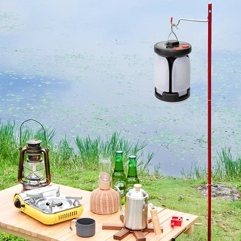 Maliben | Lumalite Solar Camping Lamp | Usb & Solar Charging | 6 Light Modes | Foldable & Power Bank – 1000 Lumen