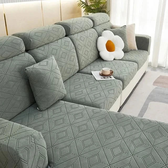 Maliben | SlipBliss - Elegant Jacquard Non-Slip Sofa Cover