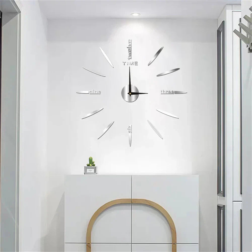 Maliben | New large unique style acrylic wall clock