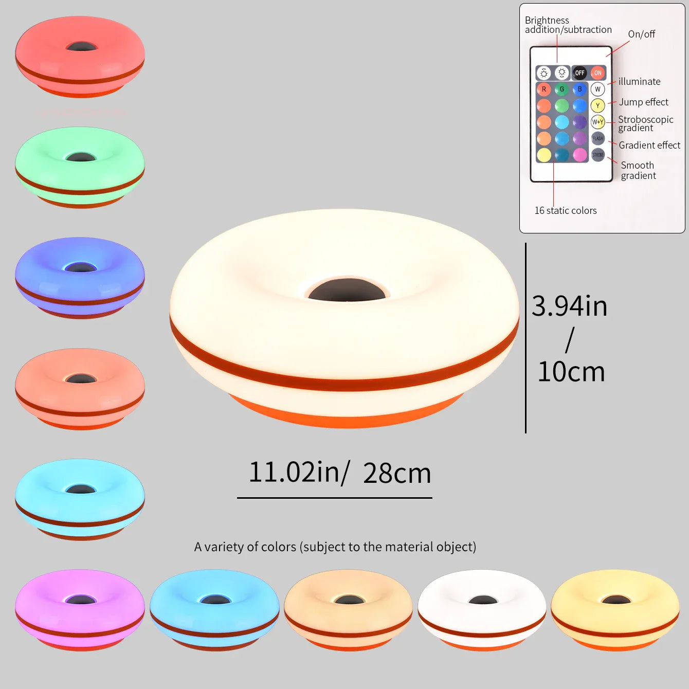 Maliben | Table Lamp Luminoro Bauhaus | Usb & Touch | Rgb 16 Colors With Remote Control | Ambient Light For Living & Bedroom