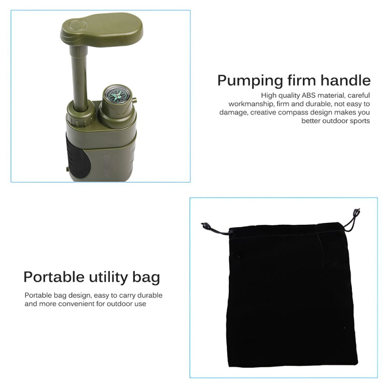 Maliben | Outdoor Water Filter Camping Survival Tool