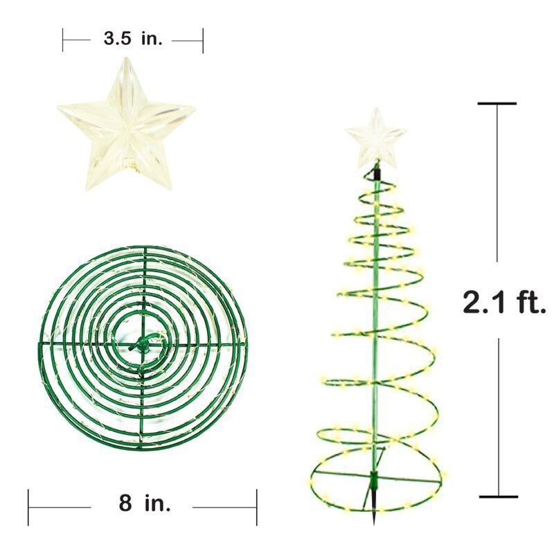 Maliben | Solar Garden Led Christmas Tree Light