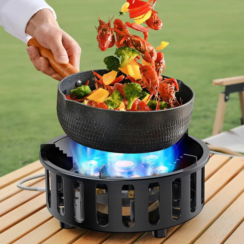 Maliben | 7-Core Portable Camping Gas Stove With Electronic Ignition – Kael