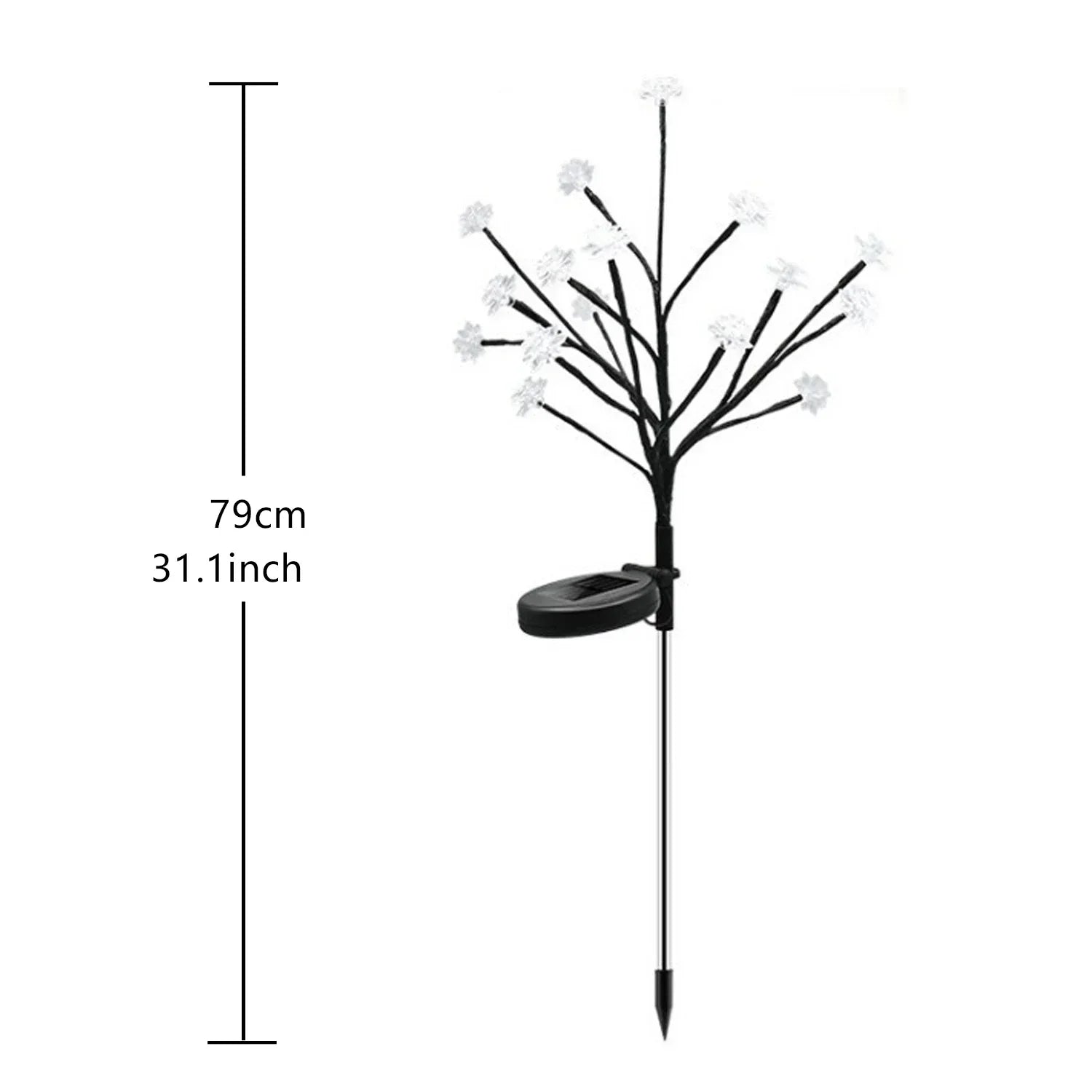 Maliben | Sakura Tree Solar Flower Pathway Outdoor Lights