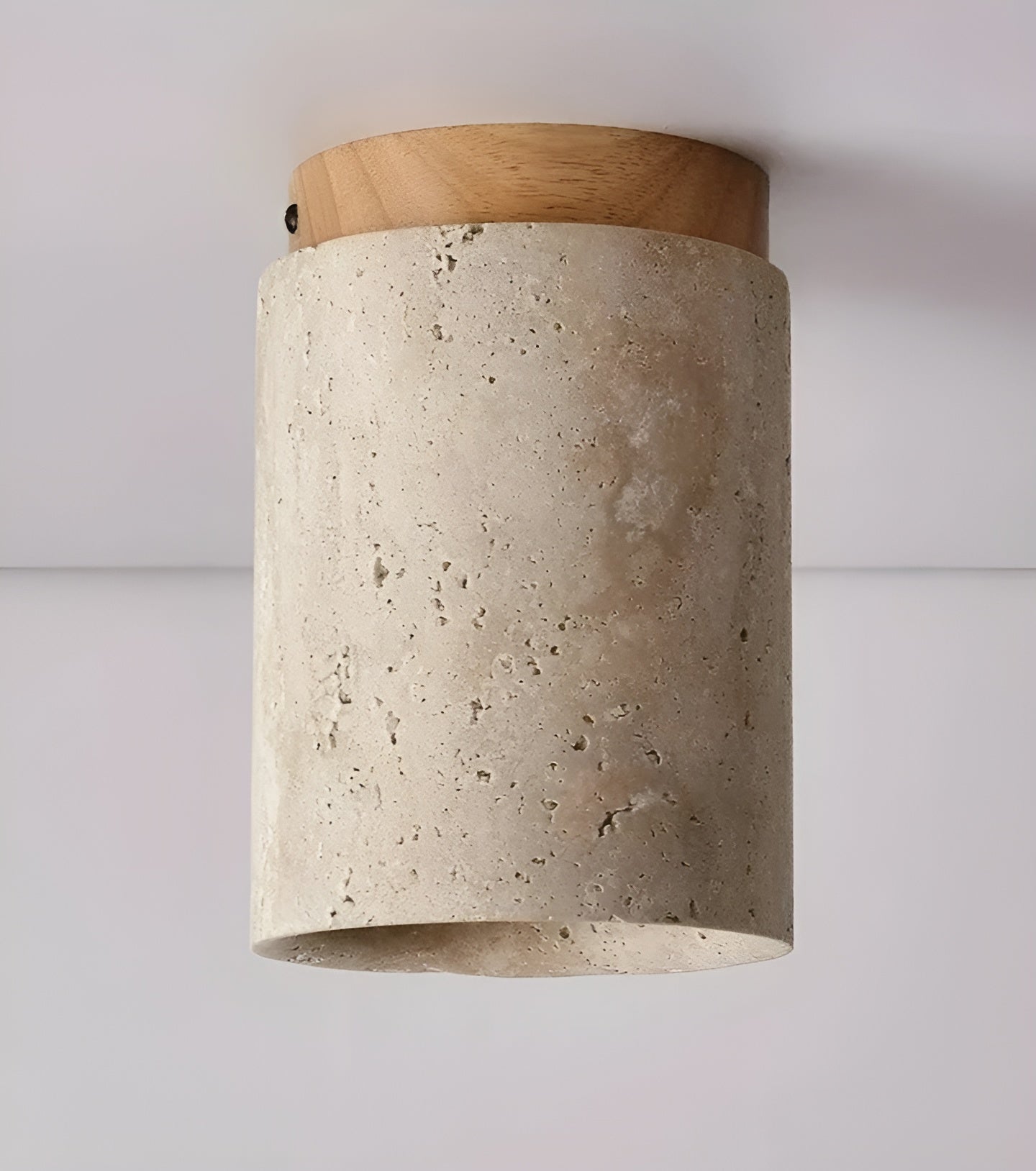 Maliben | Zenelegance Wabi Sabi Luxury Ceiling Lighting - Natural Travertine Led