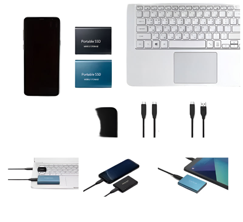 Maliben | Speedora Ultra External SSd | Usb 3.1 Type-C | Up To 1000 Mb/s | 500 Gb / 1 Tb / 2 Tb | Compact & Shockproof