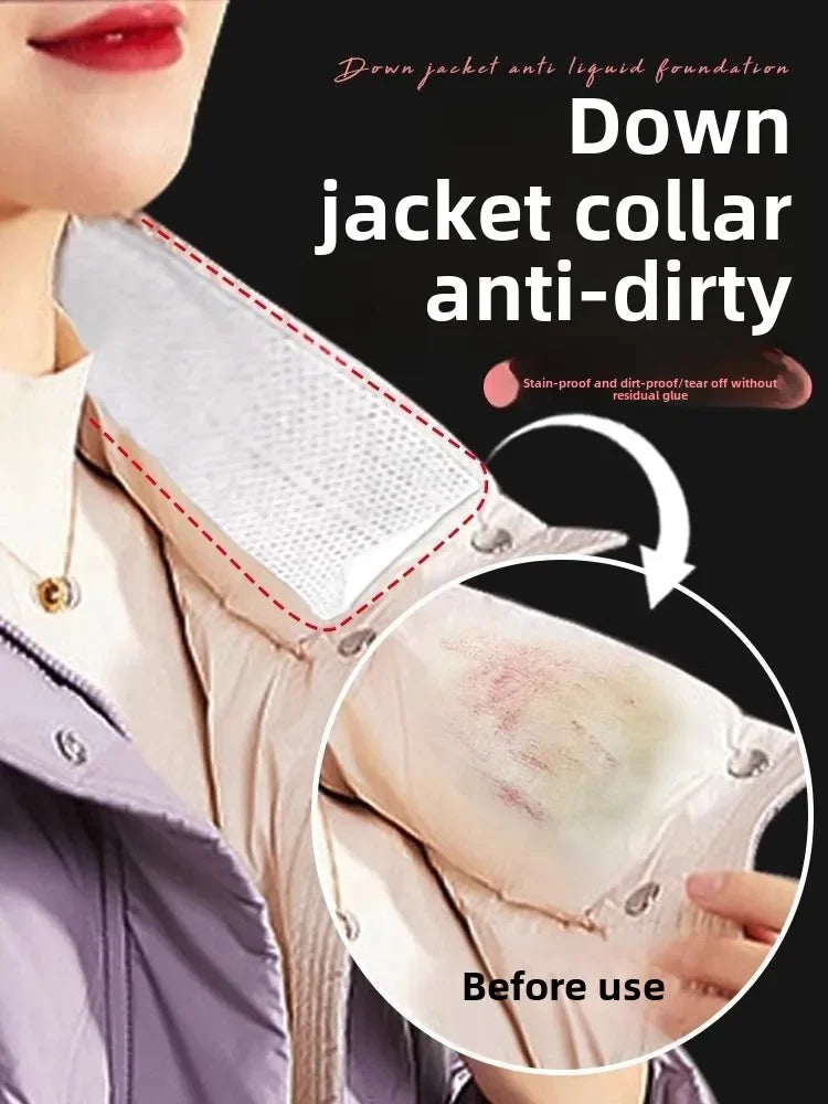 Maliben Transparent Shirt Collar Anti-Stain Stickers