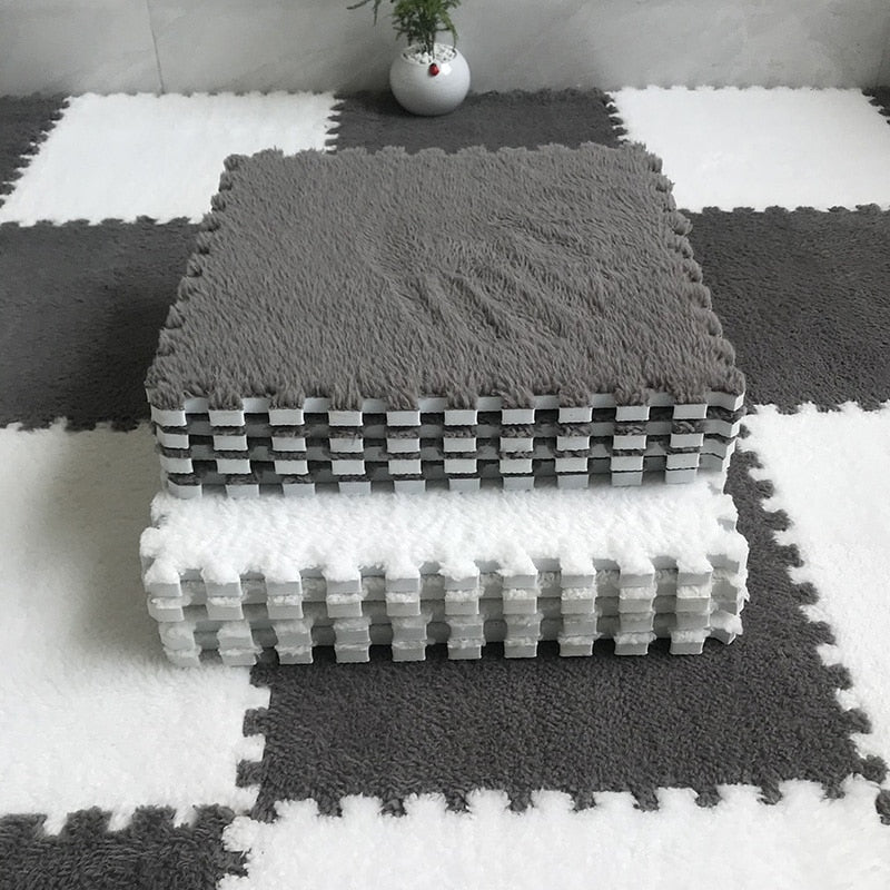 Maliben | Diy Winter Plush Puzzle Mat