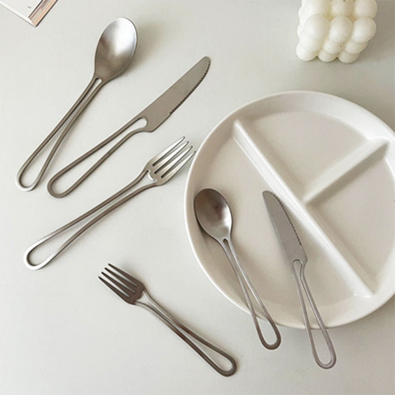 Maliben | Outline Cutlery Set made of Stainless Steel