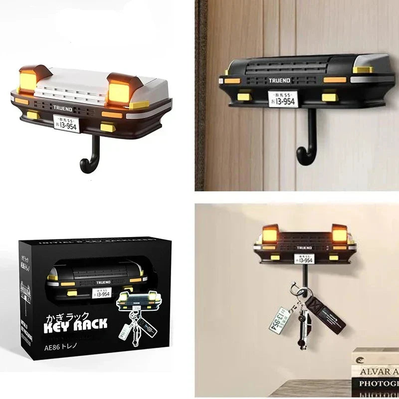 Maliben | Keybeam Key Holder Car Design | Wall Hooks In Headlight Look | Gift Idea For Car Enthusiasts & Men