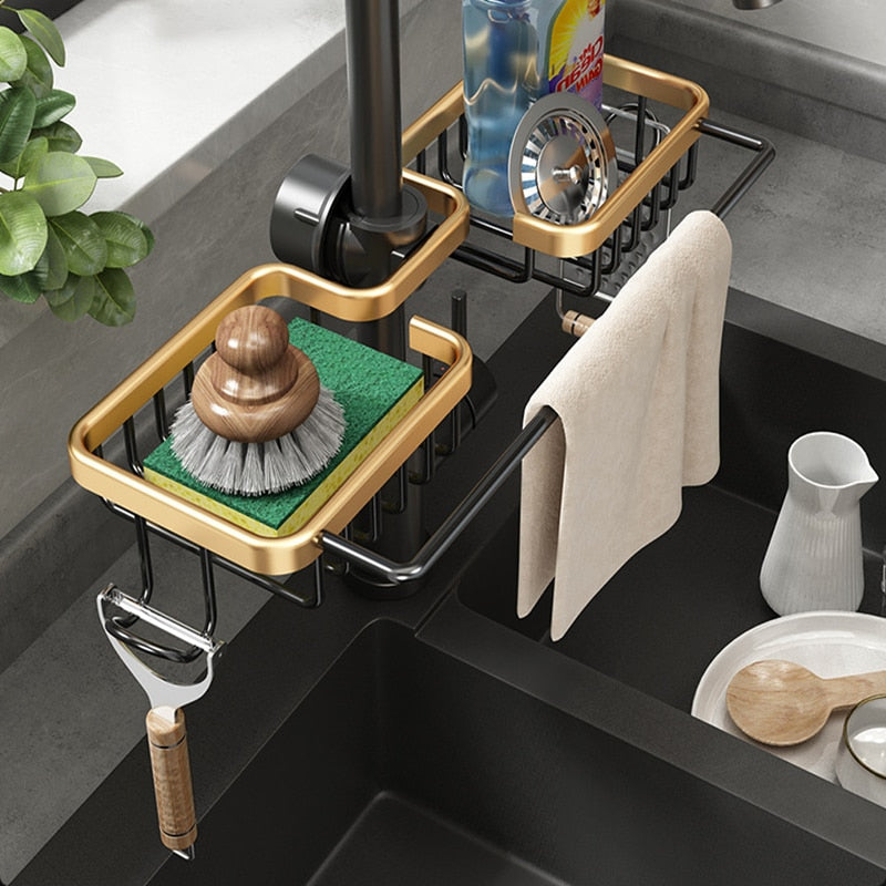 Maliben | Kitchen Organizer Sink Drain Rack