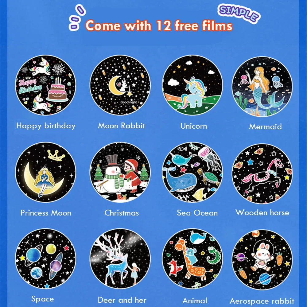 Maliben | Magical Bunny Led Night Light Projector