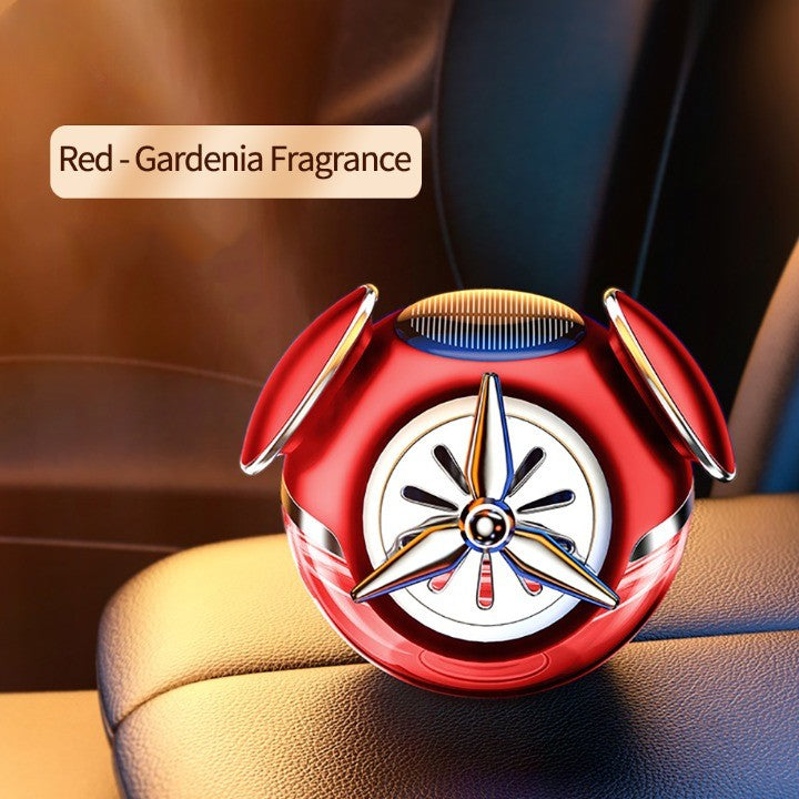 Maliben | Rotating Perfume Solar Aromatherapy Car Air Freshener