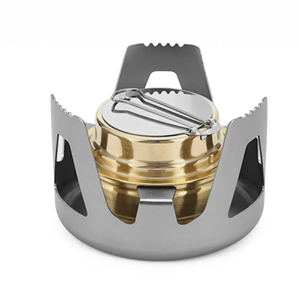 Maliben | Flamero Outdoor Spirit Stove | Adjustable Flame | 360° All-Around Combustion | Compact & Stable