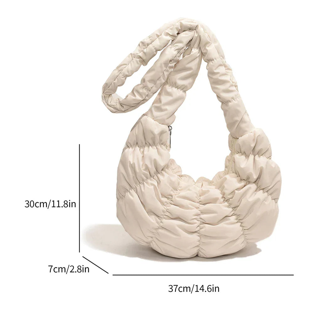 Maliben Puff Croissant Shoulder Bag