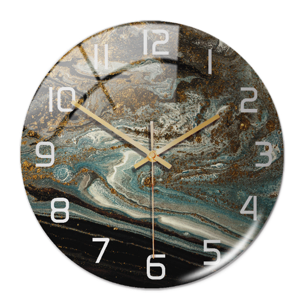 Maliben | Stylish Marble Wall Clock With Silent Mechanism
