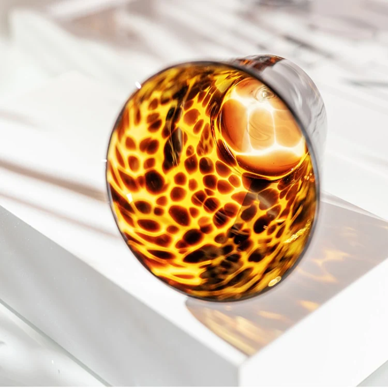 Maliben | Leopard Retro Drinking Glass