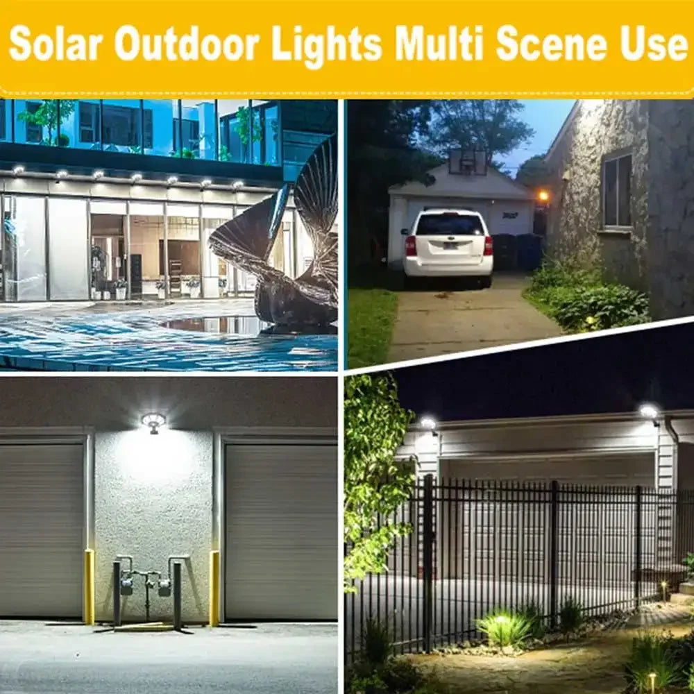 Maliben | Solarkon Octabeam | 168 Led Solar Light | 360° Wide Angle | Ip65 | With Remote Control & Motion Sensor