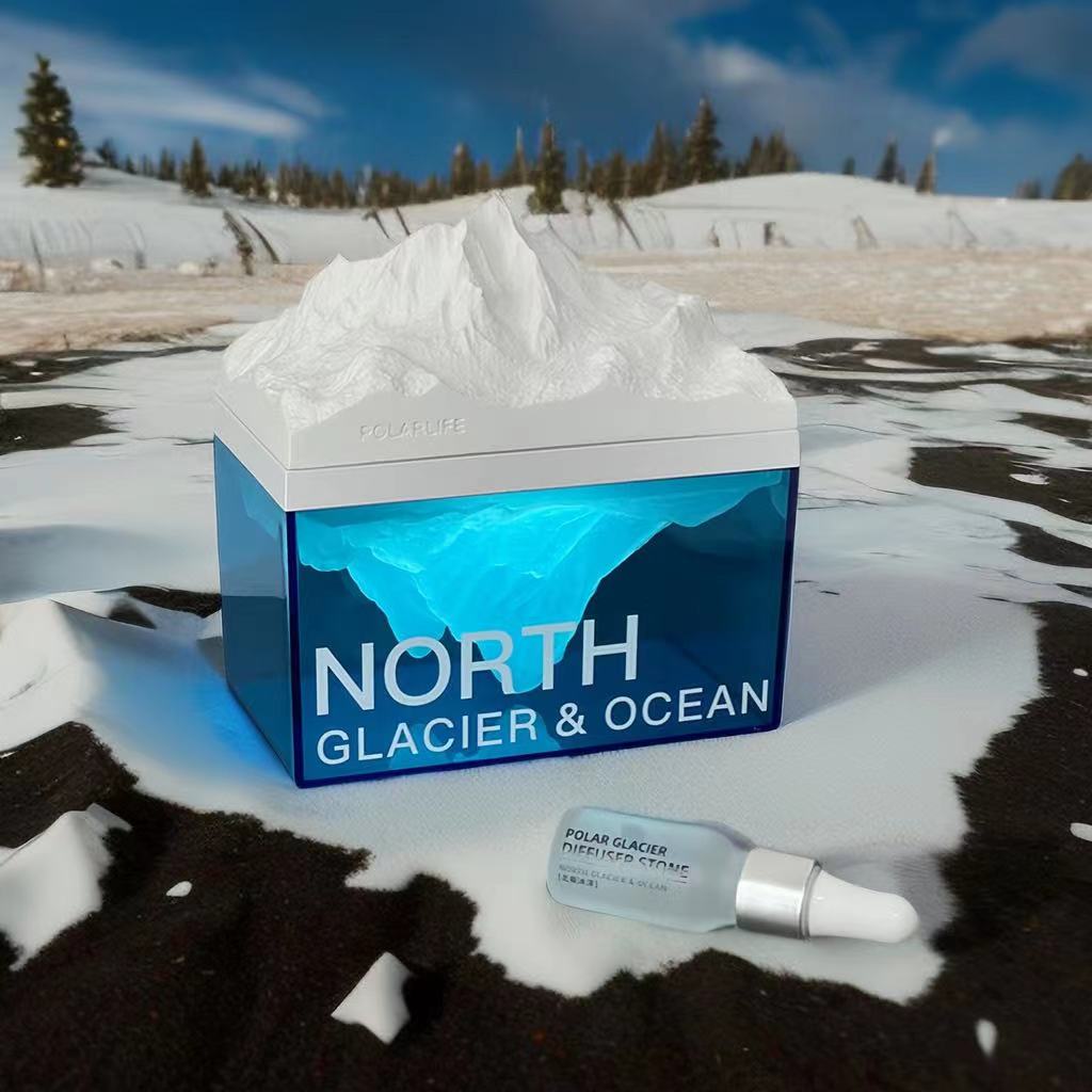 Maliben | Iceberg Aromatherapy Bluetooth Speaker Night Lamp