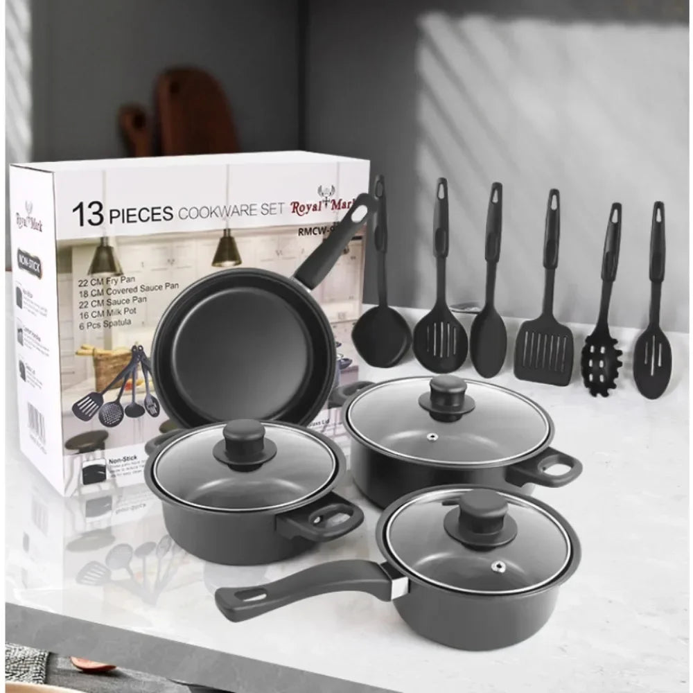 Maliben | CulinaryEssentials | 13 piece cookware set