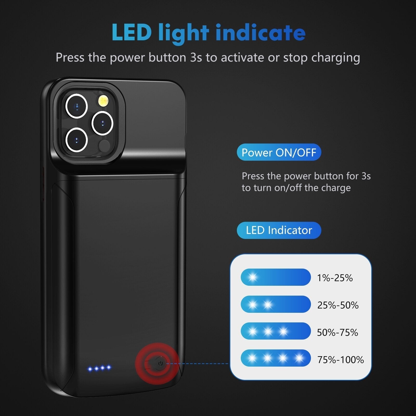 Maliben | Power Bank Charging Armor Phone Case