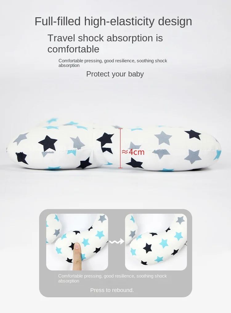 Maliben | Baby Neck Pillow For Car Seat, Stroller And Travel