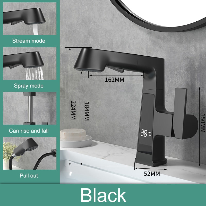 Maliben | Elegant Temperature Display Smart Faucet