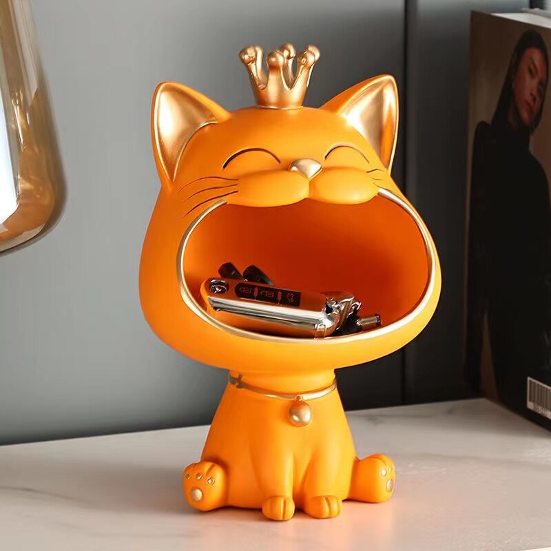 Maliben | Fortune Kitty Statue Home Storage Box