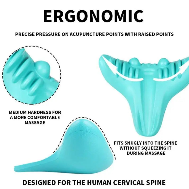 Maliben | Neck & Shoulder Stretcher Spineluma | Ergonomic Traction Pillow | Pain Relief & Posture Correction | Pu Foam