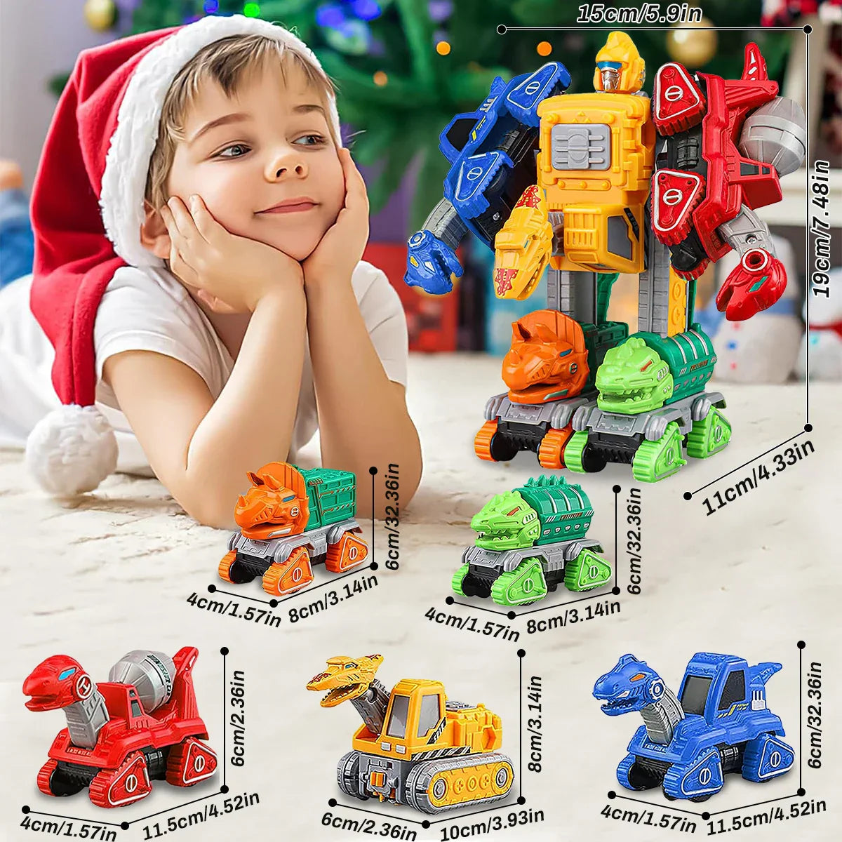 Maliben | 5in1 Transformer Car Play Set
