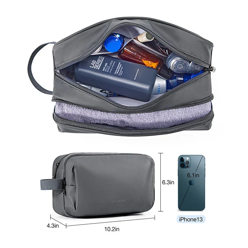 Maliben | Kosmetixo Waterproof Cosmetic Bag For Women & Men | Lightweight Toiletry Bag In S/M/L | Travel Accessories For Toiletries & Make-Up | Unisex Travel Organizer