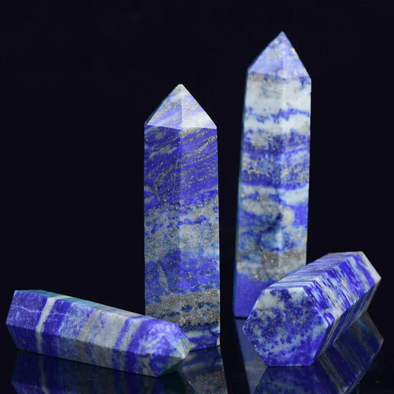 Maliben | Crystal Obelisk Elaria | Natural Stone Healing Stone | For Meditation & Reiki | 4–8 Cm