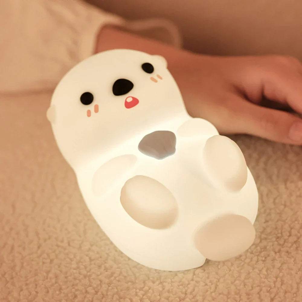 Maliben | Lumisoft Led Night Light | Soft Silicone | Extra Long Battery Life | Usb Rechargeable