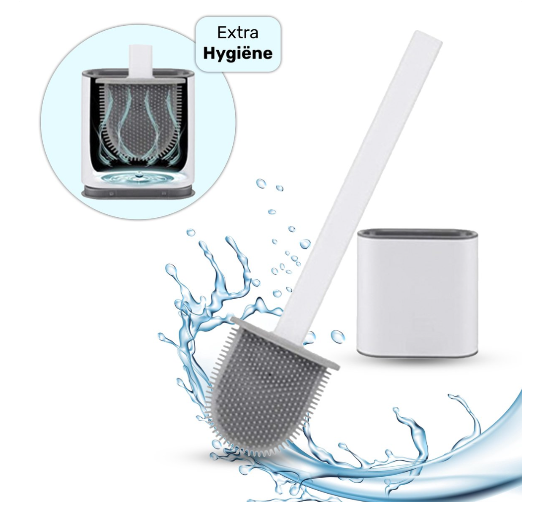 Maliben | Flexiclean Toilet Brush – Hygienic Silicone Design For Easy Cleaning