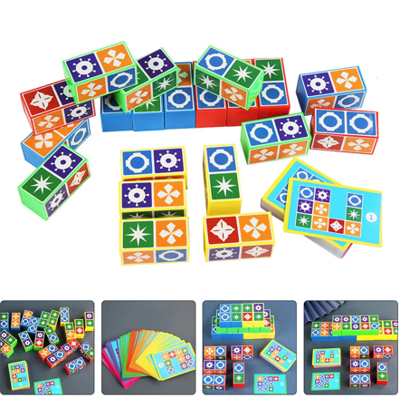 Maliben | Cube Puzzle Game | Learning To Match Shapes With Magical Cubes - Block Game