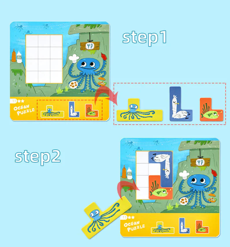 Maliben | Ocean Adventure Puzzle | Discover All The Friends In The Ocean!