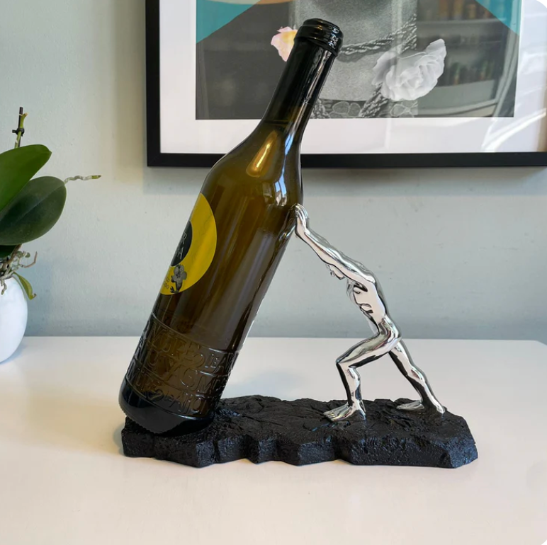 Maliben | Wine Bottle Holder - Vinolux - Premium Design - Luxurious Eye-Catcher