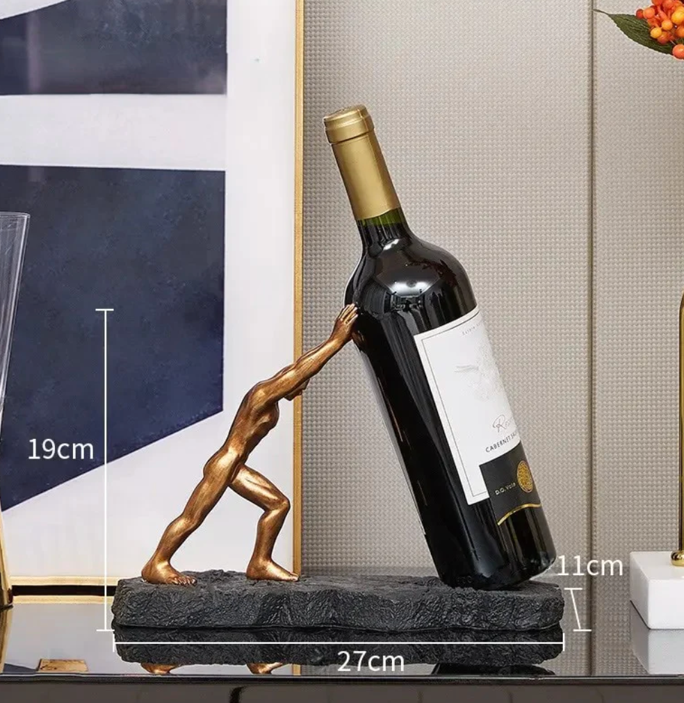 Maliben | Wine Bottle Holder - Vinolux - Premium Design - Luxurious Eye-Catcher