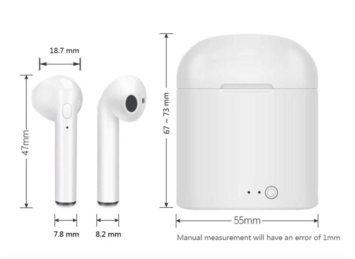 Maliben | Wireless Headset Bluetooth Earpieces Twin Earphone With Charging Box For All Phones