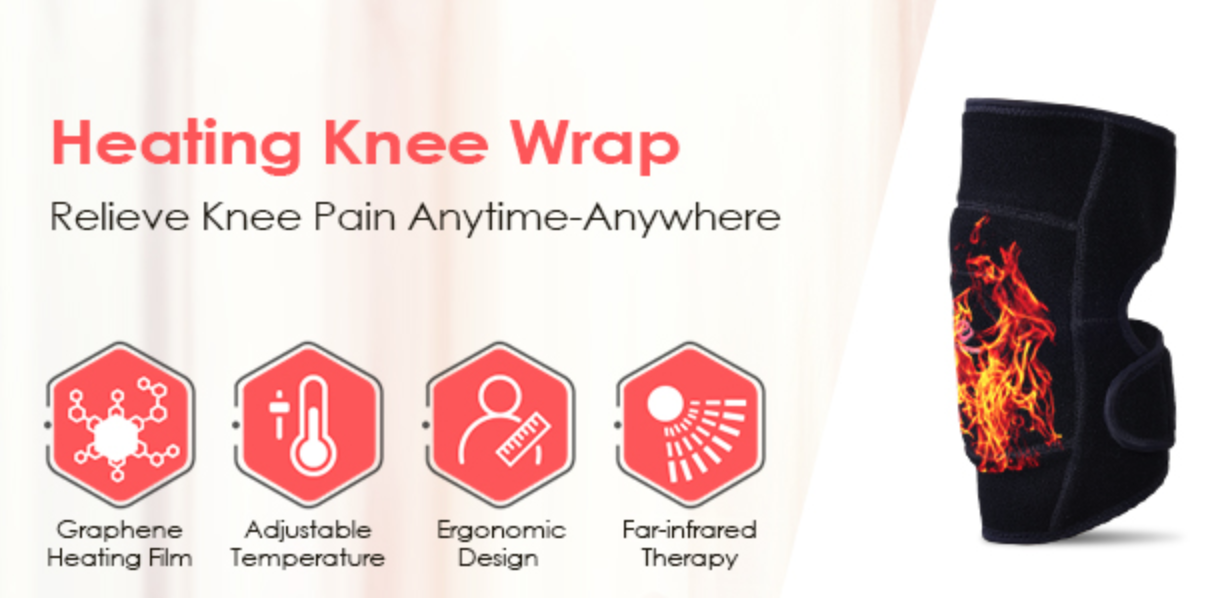 Maliben | Infrared Heated Knee Physiotherapy Safe Massager - Pain Relief Rehabilitation