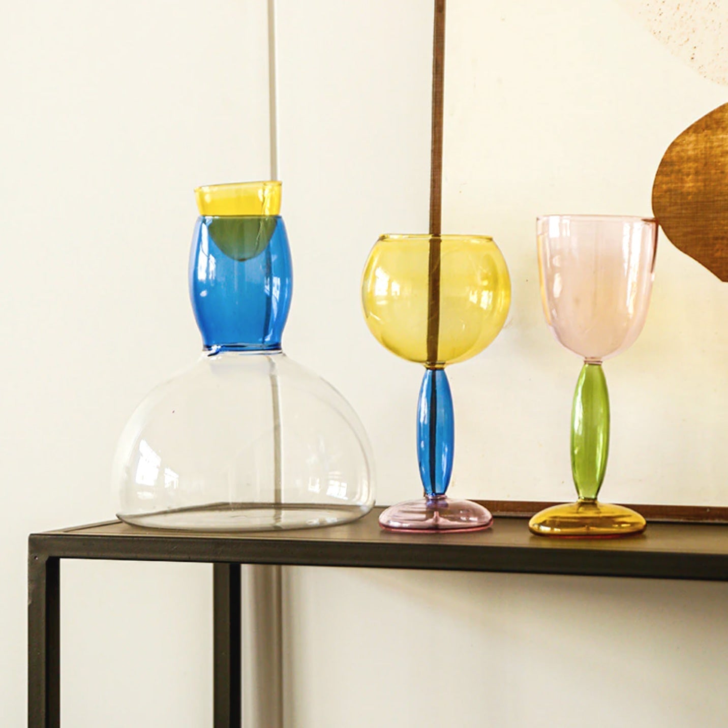 Maliben | Borosilicate 3-Color Glassware - Wine Glass