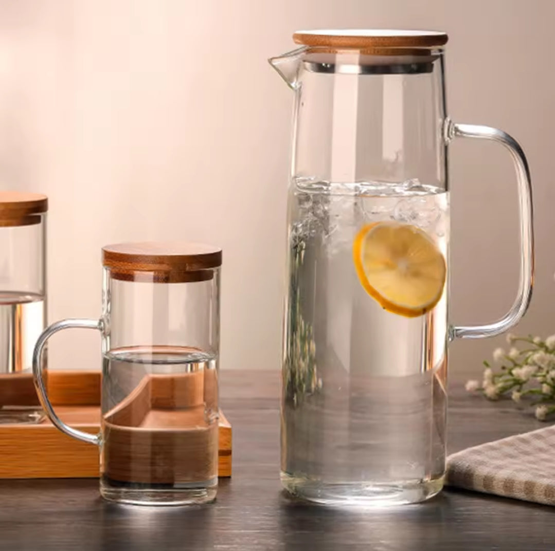 Maliben | 1.2L heat-resistant glass jug