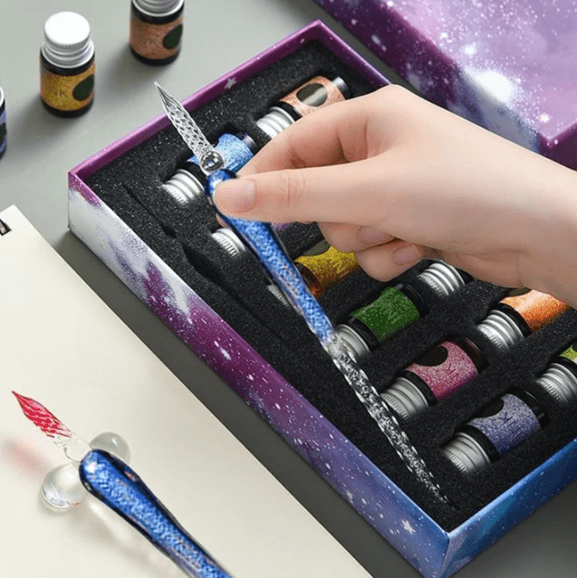 Maliben | Crystal Ink - Reinvented Calligraphy - Mastering The Art - Crystal Shine
