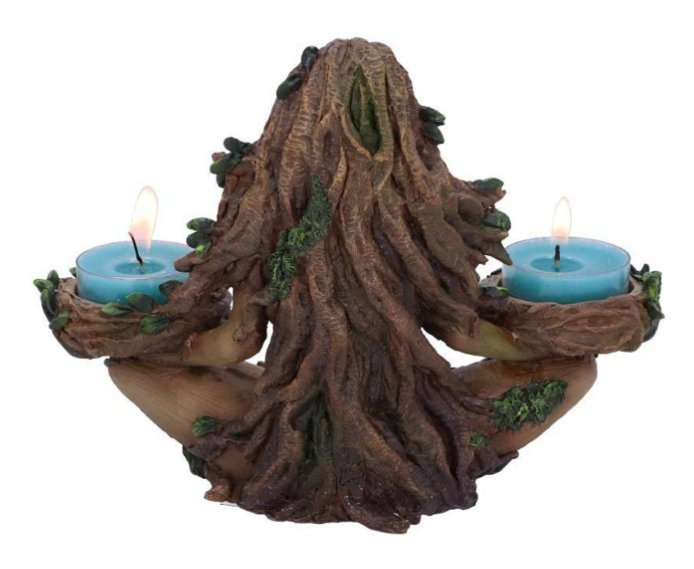 Maliben | Enchanting Glow - Fae Flame Candle Holder - Natural Harmony - Ecological Elegance